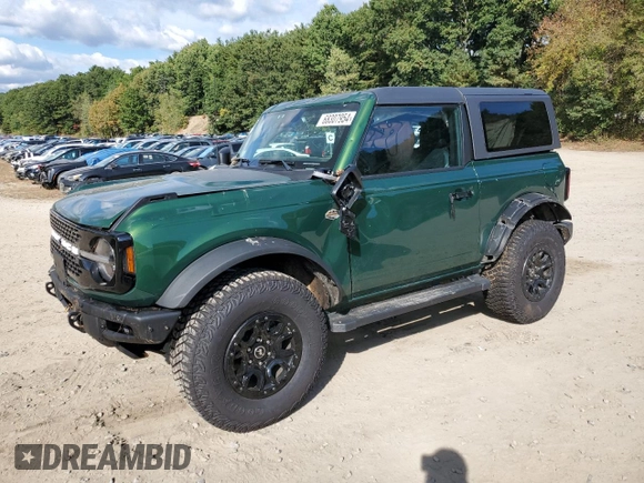 2024 Ford Bronco with VIN 1FMDE2APXRLA20919, listed as a Copart auction lot 68307954 with 5,502 mi miles and Salvage title. Bid and sale history available at DreamBid. Image 1.