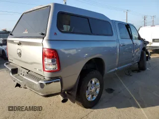 2022 Ram 2500 Big Horn with VIN 3C6UR5DLXNG254768, listed as a Copart auction lot 46453595 with 65,063 mi miles and Salvage Title. Bid and sale history available at carsss.com. Image 3.