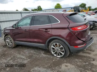 2017 Lincoln MKC Select with VIN 5LMCJ2D91HUL31729, listed as a Copart auction lot 58563085 with 88,228 mi miles and Salvage title. Bid and sale history available at DreamBid. Image 2.