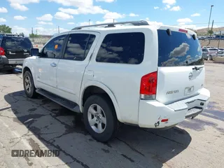 2008 Nissan Armada SE с VIN 5N1AA08CX8N609932, выставлен на аукционе IAAI как лот 42413636 с пробегом 274 898 миль миль и . История ставок и продаж доступна на DreamBid. Изображение 3.