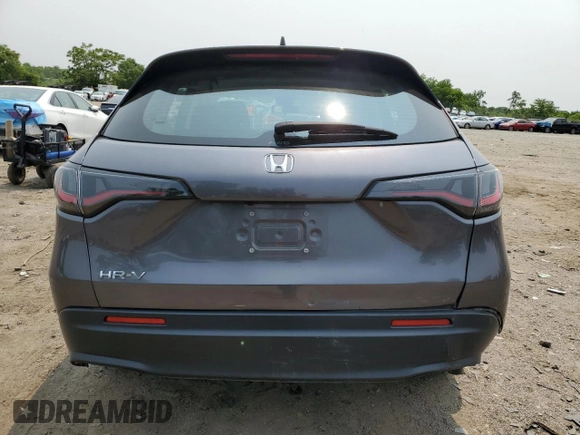 2023 Honda HR-V LX with VIN 3CZRZ2H30PM707821, listed as a Copart auction lot 59532385 with 44,385 mi miles and Salvage title. Bid and sale history available at DreamBid. Image 6.