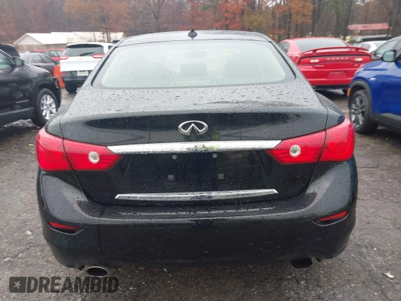 2014 Infiniti Q50 Sport with VIN JN1BV7AP4EM672256, listed as a IAAI auction lot 41016895 with 121,293 mi miles and . Bid and sale history available at DreamBid. Image 16.