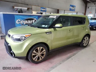2016 Kia Soul + with VIN KNDJP3A57G7819715, listed as a Copart auction lot 50772065 with 95,707 mi miles and Salvage Title. Bid and sale history available at carsss.com. Image 1.