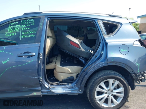 2013 Toyota RAV4 Limited with VIN 2T3YFREV5DW020014, listed as a IAAI auction lot 42747067 with 159,098 mi miles and . Bid and sale history available at DreamBid. Image 6.