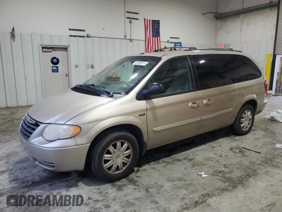 2007 Chrysler Town & Country LWB Touring with VIN 2A8GP54L17R288941, listed as a Copart auction lot 85150514 with 168,523 mi miles and Clean Title. Bid and sale history available at carsss.com. Image 1.