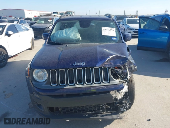 2017 Jeep Renegade Latitude with VIN ZACCJABB5HPG29029, listed as a IAAI auction lot 40946778 with 106,852 mi miles and . Bid and sale history available at DreamBid. Image 13.