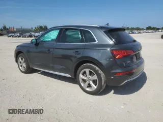 2020 Audi Q5 Premium with VIN WA1ANAFYXL2006772, listed as a Copart auction lot 57432645 with 38,147 mi miles and Non repairable. Bid and sale history available at DreamBid. Image 2.