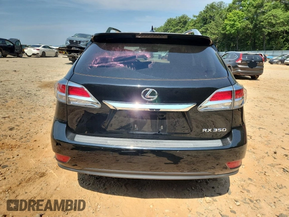 2015 Lexus RX 350 with VIN 2T2ZK1BA9FC182899, listed as a Copart auction lot 62381675 with 71,561 mi miles and Salvage title. Bid and sale history available at DreamBid. Image 6.