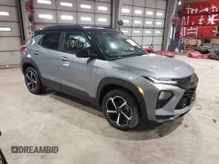 2023 Chevrolet TrailBlazer RS with VIN KL79MUSLXPB127036, listed as a IAAI auction lot 41843721 with 17,842 mi miles. Bid and sale history available at carsss.com. Image 1.