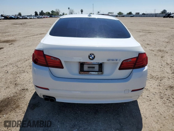 2011 BMW 5 Series 528i with VIN WBAFR1C53BC672405, listed as a Copart auction lot 51293244 with Not Provided miles and Salvage Title. Bid and sale history available at carsss.com. Image 6.