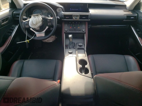 2019 Lexus IS 300 with VIN JTHBA1D27K5087469, listed as a Copart auction lot 59920825 with 43,045 mi miles and Salvage title. Bid and sale history available at DreamBid. Image 8.