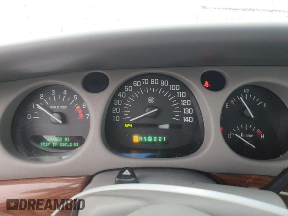2003 Buick LeSabre Custom with VIN 1G4HP52K83U243316, listed as a Copart auction lot 52790825 with 104,852 mi miles and Clean Title. Bid and sale history available at carsss.com. Image 9.