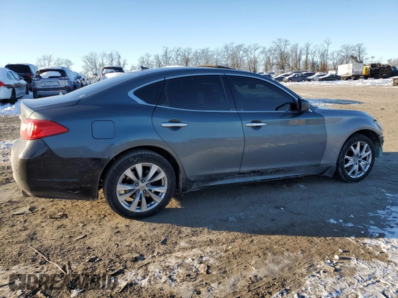 2011 Infiniti M with VIN JN1BY1AR6BM373546, listed as a Copart auction lot 87723595 with 284,173 mi miles and Salvage Title. Bid and sale history available at carsss.com. Image 3.