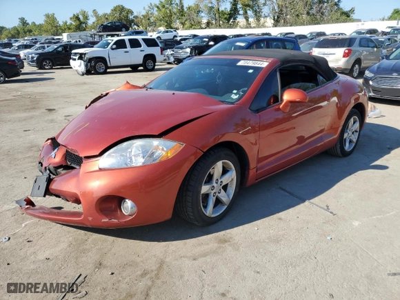 2008 Mitsubishi Eclipse GS with VIN 4A3AL25F98E039380, listed as a Copart auction lot 70479844 with 140,317 mi miles and Salvage Title. Bid and sale history available at carsss.com. Image 1.