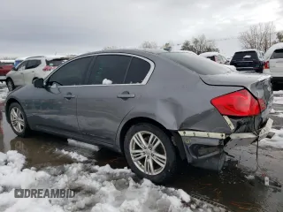 2015 Infiniti Q40 with VIN JN1CV6AR3FM521846, listed as a Copart auction lot 79340044 with 126,702 mi miles and Salvage Title. Bid and sale history available at carsss.com. Image 2.