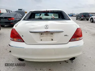 2006 Acura RL with VIN JH4KB16596C010835, listed as a Copart auction lot 54593615 with 253,575 mi miles and Salvage Title. Bid and sale history available at DreamBid. Image 6.