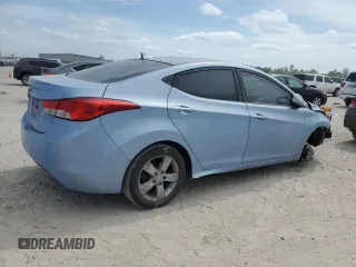 2013 Hyundai Elantra Limited with VIN KMHDH4AE3DU773485, listed as a Copart auction lot 53815265 with Not Provided miles and Salvage Title. Bid and sale history available at DreamBid. Image 3.