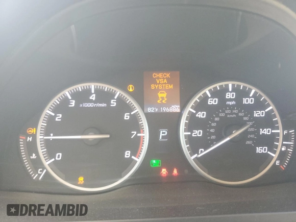 2014 Acura RDX with VIN 5J8TB4H34EL013483, listed as a Copart auction lot 57831695 with 196,886 mi miles and Salvage title. Bid and sale history available at DreamBid. Image 9.