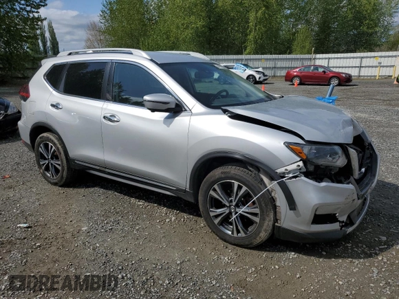 2018 Nissan Rogue SV with VIN 5N1AT2MV9JC745208, listed as a Copart auction lot 54976985 with 101,352 mi miles and Salvage Title. Bid and sale history available at DreamBid. Image 4.