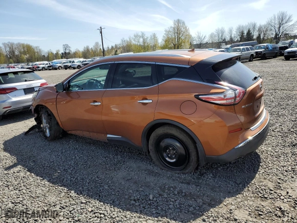 2015 Nissan Murano SL with VIN 5N1AZ2MH3FN235019, listed as a Copart auction lot 52046705 with 142,760 mi miles and Clean Title. Bid and sale history available at carsss.com. Image 2.