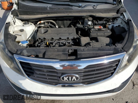 2013 Kia Sportage EX with VIN KNDPC3A21D7419995, listed as a Copart auction lot 44329055 with 139,181 mi miles and Salvage title. Bid and sale history available at DreamBid. Image 12.