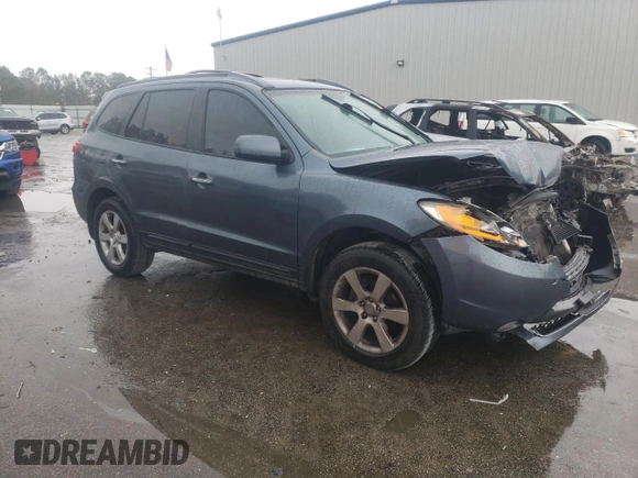 2009 Hyundai Santa Fe Limited with VIN 5NMSH13E49H233360, listed as a Copart auction lot 49958795 with 214,328 mi miles and Salvage title. Bid and sale history available at DreamBid. Image 4.