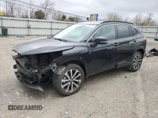 2022 Toyota Corolla Cross XLE z VIN 7MUEAABG3NV036276, wystawiony jako Copart lot #48787895 z przebiegiem 57 574 mil mil oraz Szkoda całkowita • Salvage title. Historia ofert i sprzedaży dostępna na DreamBid. Obrazek 1.