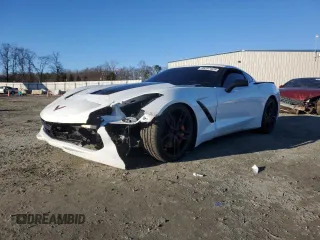 2014 Chevrolet Corvette Z51 2LT with VIN 1G1YK2D76E5102535, listed as a Copart auction lot 88287025 with 69,252 mi miles and Salvage title. Bid and sale history available at DreamBid. Image 1.
