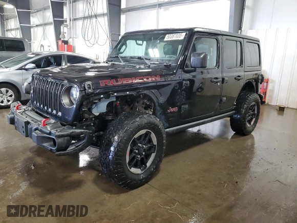 2018 Jeep Wrangler Unlimited Rubicon z VIN 1C4HJXFG4JW176917, wystawiony jako Copart lot #50387035 z przebiegiem 112 687 mil mil oraz Czysty tytuł • Clean title. Historia ofert i sprzedaży dostępna na DreamBid. Obrazek 1.