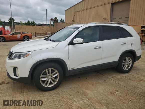 2015 Kia Sorento LX with VIN 5XYKTCA69FG562664, listed as a Copart auction lot 63301385 with 156,729 mi miles and Clean title. Bid and sale history available at DreamBid. Image 1.