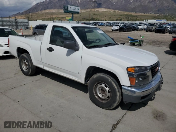 2007 GMC Canyon SL with VIN 1GTCS149078156279, listed as a Copart auction lot 53717255 with 108,885 mi miles and Salvage Title. Bid and sale history available at carsss.com. Image 4.