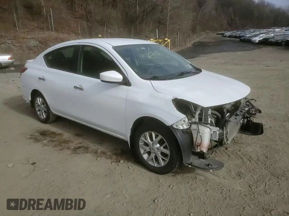 2016 Nissan Versa SV with VIN 3N1CN7AP5GL888005, listed as a Copart auction lot 48986065 with 145,182 mi miles and Salvage Title. Bid and sale history available at DreamBid. Image 14.