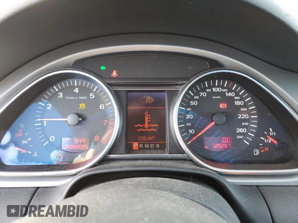 2007 Audi Q7 Premium with VIN WA1BV94L57D079911, listed as a Copart auction lot 47297015 with 125,251 mi miles and Salvage Title. Bid and sale history available at carsss.com. Image 9.
