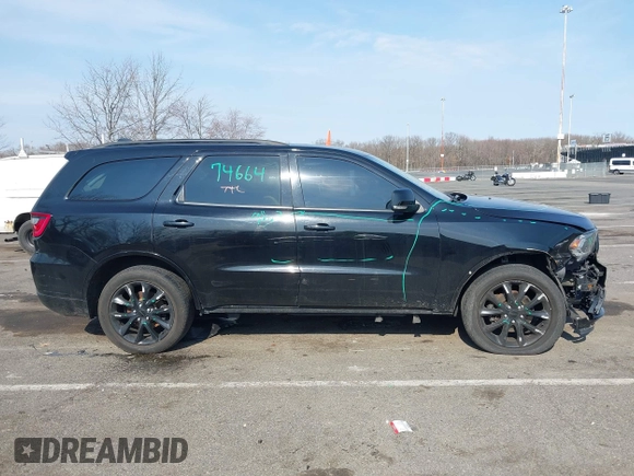 2017 Dodge Durango GT with VIN 1C4RDJDG4HC820486, listed as a IAAI auction lot 41784193 with 93,494 mi miles and . Bid and sale history available at carsss.com. Image 13.