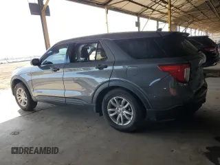 2021 Ford Explorer with VIN 1FMSK7BH9MGB45058, listed as a Copart auction lot 53556535 with 25,383 mi miles and Salvage Title. Bid and sale history available at carsss.com. Image 2.