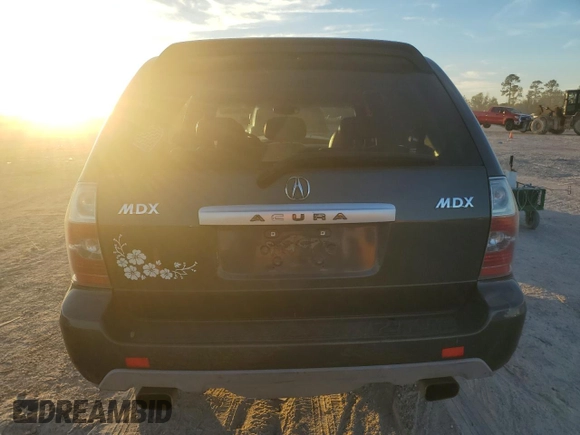 2005 Acura MDX with VIN 2HNYD18235H512433, listed as a Copart auction lot 82183444 with 169,877 mi miles and Salvage Title. Bid and sale history available at carsss.com. Image 6.