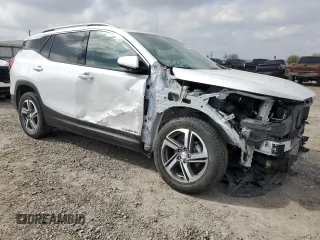 2020 GMC Terrain SLT with VIN 3GKALPEV4LL308244, listed as a Copart auction lot 44169165 with 33,697 mi miles and Salvage title. Bid and sale history available at DreamBid. Image 4.