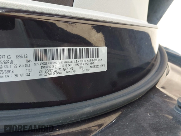 2018 Chrysler Pacifica Touring L Plus with VIN 2C4RC1EG2JR314847, listed as a IAAI auction lot 42716082 with 92,544 mi miles and . Bid and sale history available at DreamBid. Image 9.