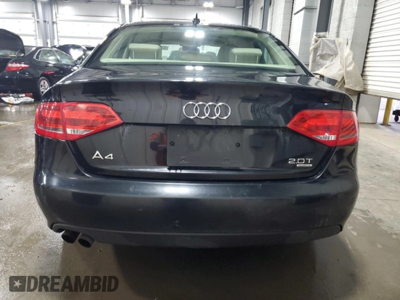 2009 Audi A4 Premium Plus with VIN WAUSF78K39A145608, listed as a Copart auction lot 53444015 with 155,982 mi miles and Salvage title. Bid and sale history available at DreamBid. Image 6.