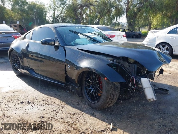 2008 Nissan 350Z with VIN JN1BZ34DX8M705621, listed as a IAAI auction lot 41835452 with 122,542 mi miles. Bid and sale history available at carsss.com. Image 1.
