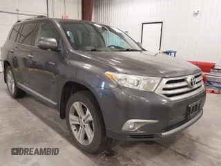 2012 Toyota Highlander Limited with VIN 5TDDK3EH1CS163589, listed as a IAAI auction lot 42598666 with 149,078 mi miles and . Bid and sale history available at DreamBid. Image 1.