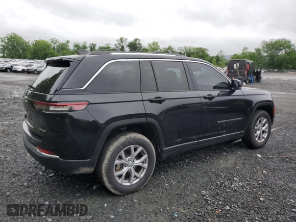 2022 Jeep Grand Cherokee Limited z VIN 1C4RJHBG7N8599324, wystawiony jako Copart lot #61001165 z przebiegiem 32 331 mil mil oraz Szkoda całkowita • Salvage title. Historia ofert i sprzedaży dostępna na DreamBid. Obrazek 3.