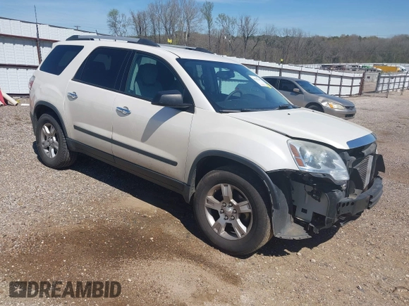 2011 GMC Acadia SL with VIN 1GKKRNED8BJ360917, listed as a IAAI auction lot 41785167 with 123,530 mi miles and . Bid and sale history available at DreamBid. Image 1.