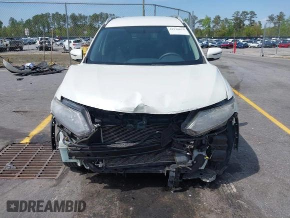 2016 Nissan Rogue S with VIN KNMAT2MT7GP604822, listed as a IAAI auction lot 41928614 with 95,596 mi miles and . Bid and sale history available at DreamBid. Image 12.