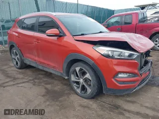 2016 Hyundai Tucson Sport with VIN KM8J33A26GU056164, listed as a IAAI auction lot 41469160 with 136,301 mi miles. Bid and sale history available at carsss.com. Image 1.