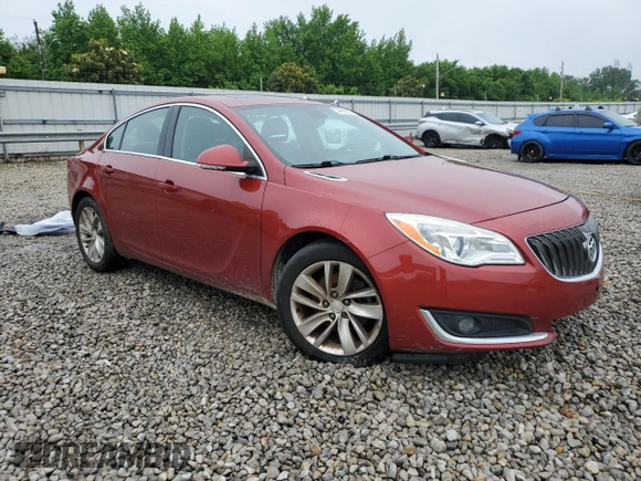 2015 Buick Regal Premium I z VIN 2G4GN5EX0F9196261, wystawiony jako Copart lot #56663625 z przebiegiem 183 283 mil mil oraz Czysty tytuł • Clean title. Historia ofert i sprzedaży dostępna na DreamBid. Obrazek 4.