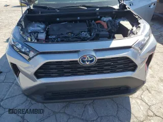2021 Toyota RAV4 Hybrid LE with VIN 2T3M6RFV2MW013499, listed as a Copart auction lot 50234635 with 49,114 mi miles and Salvage Title. Bid and sale history available at carsss.com. Image 12.