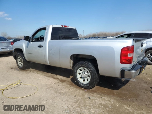 2011 Chevrolet Silverado 1500 Work Truck with VIN 1GCNCPEA8BZ153960, listed as a Copart auction lot 50545345 with 72,446 mi miles and Salvage Title. Bid and sale history available at DreamBid. Image 2.