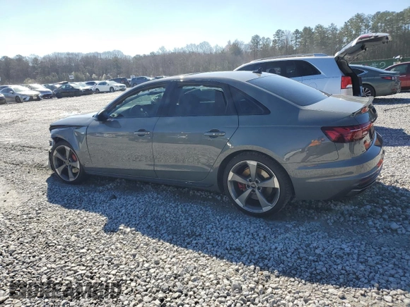 2023 Audi A4 S line Premium Plus z VIN WAUEAAF48PA055591, wystawiony jako Copart lot #48084975 z przebiegiem Nie podano mil oraz Szkoda całkowita • Salvage title. Historia ofert i sprzedaży dostępna na DreamBid. Obrazek 2.