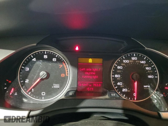2010 Audi A4 2.0T Premium Plus with VIN WAUHFAFL4AN028586, listed as a Copart auction lot 75097544 with 181,847 mi miles and Salvage Title. Bid and sale history available at carsss.com. Image 9.